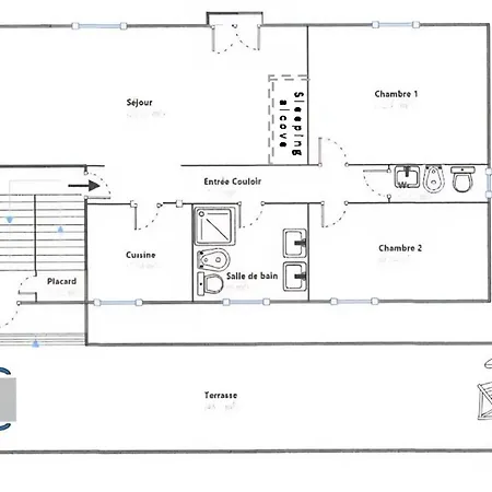 Apartmán With Sea View & Spacious Terrace